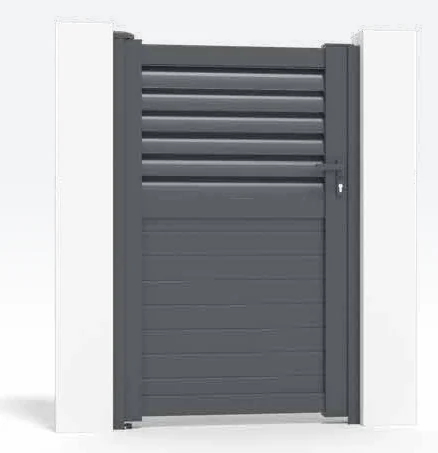 Porta pedonal em alumínio — modelo Nord