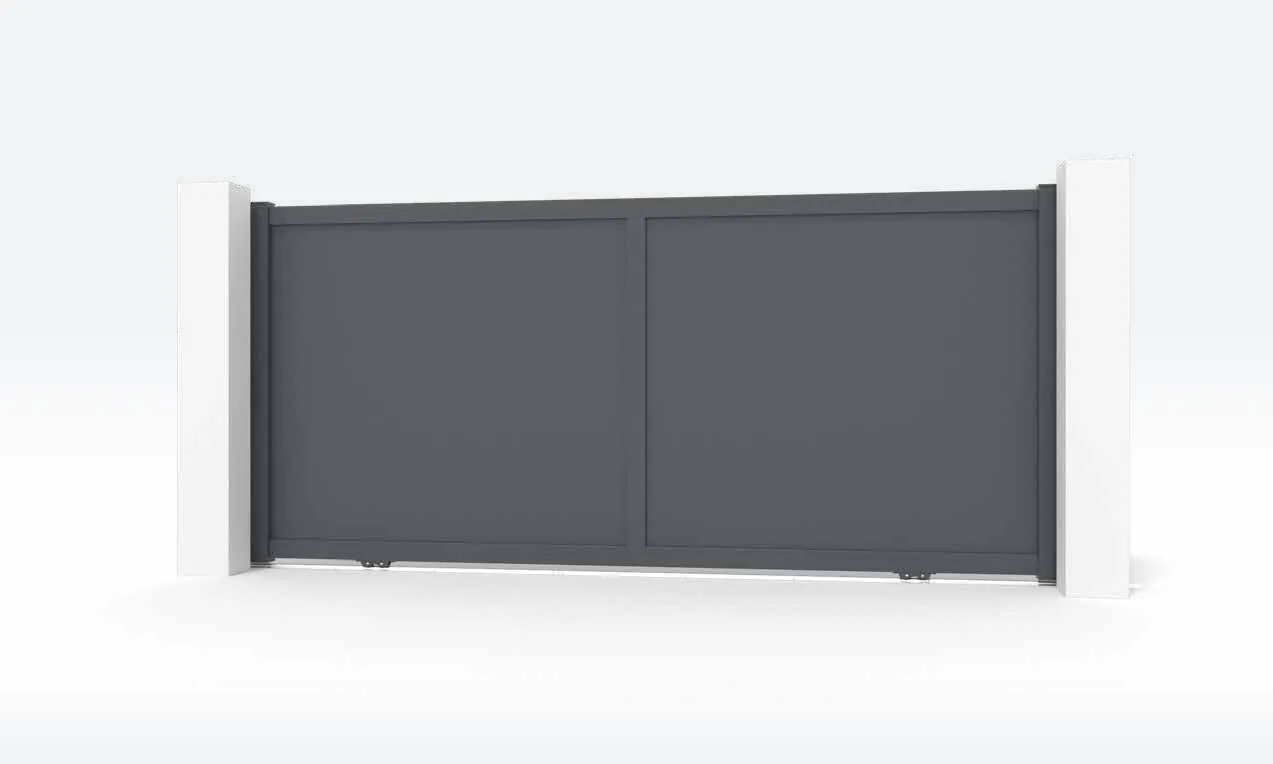 Portão de alumínio Portão em Painel Liso de 3 mm de Espessura